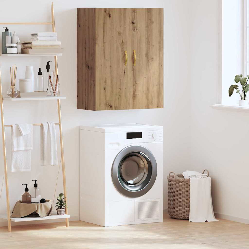 Wandschrank Artisan-Eiche 69,5 x 34 x 90 cm Holzwerkstoff