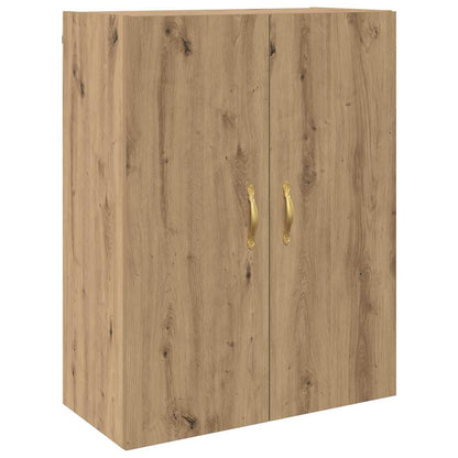 Wandschrank Artisan-Eiche 69,5 x 34 x 90 cm Holzwerkstoff