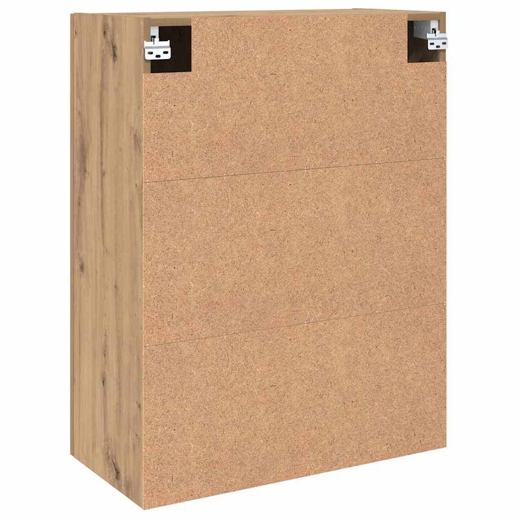 Wandschrank Artisan-Eiche 69,5 x 34 x 90 cm Holzwerkstoff