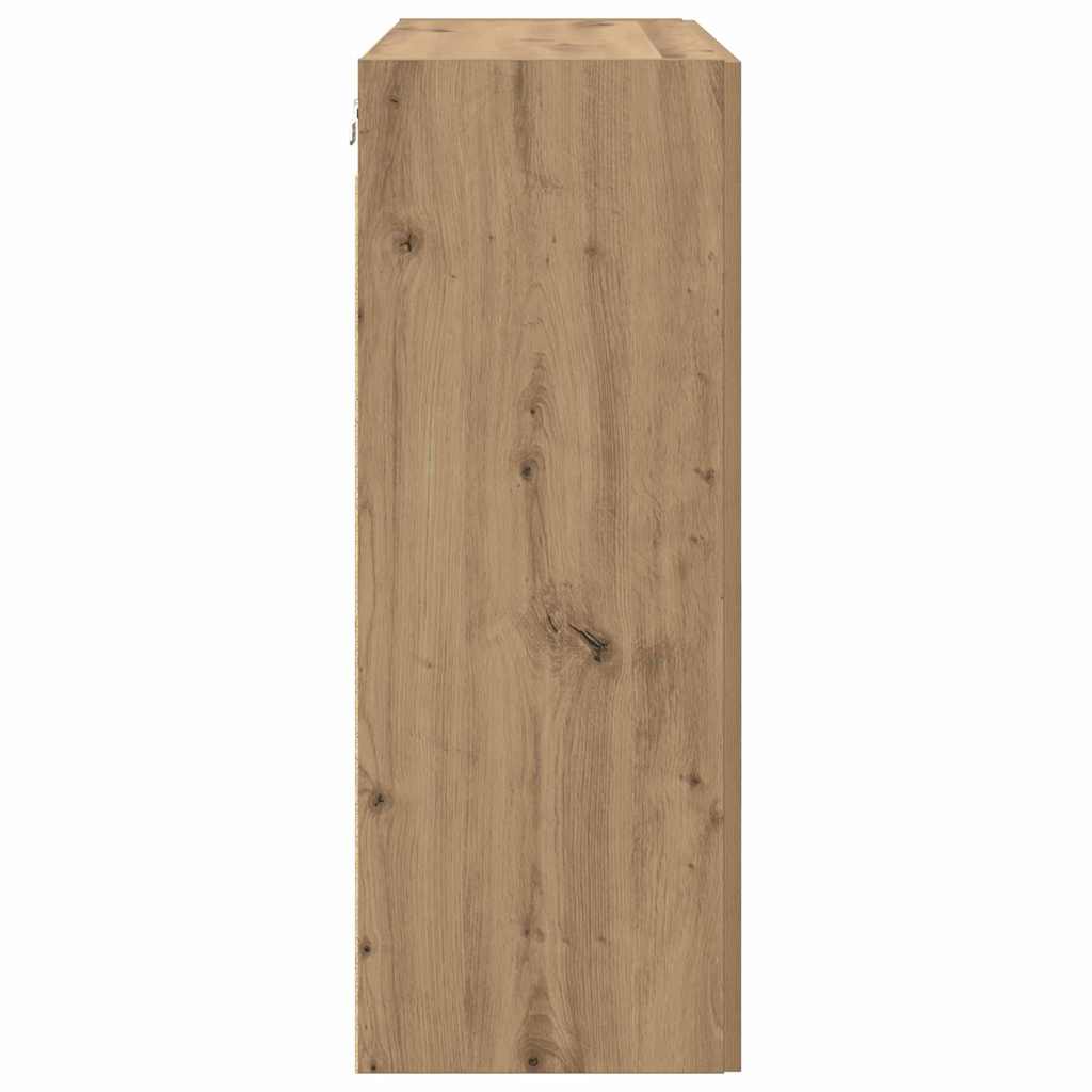 Wandschrank Artisan-Eiche 69,5 x 34 x 90 cm Holzwerkstoff