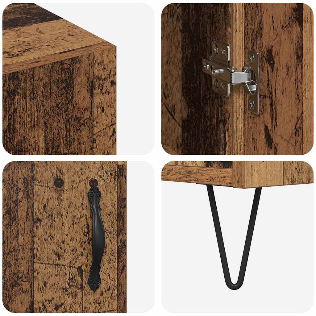 Sideboard Altholz 90 x 32,5 x 80 cm Holzwerkstoff