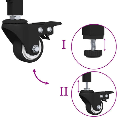Küchentrolley Altholz 70 x 30 x 82 cm Holzwerkstoff