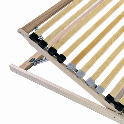 Bett-Lattenrost Braun 100 x 190 cm Massivholz Buche