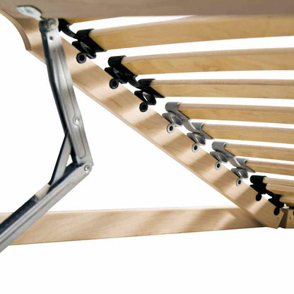 Bett-Lattenrost Braun 100 x 190 cm Massivholz Buche