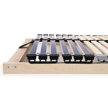 Bett-Lattenrost Braun 100 x 190 cm Massivholz Buche