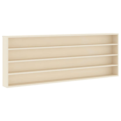 Wanddisplay-Case Beige 100 x 8,5 x 36 cm Holzwerkstoff