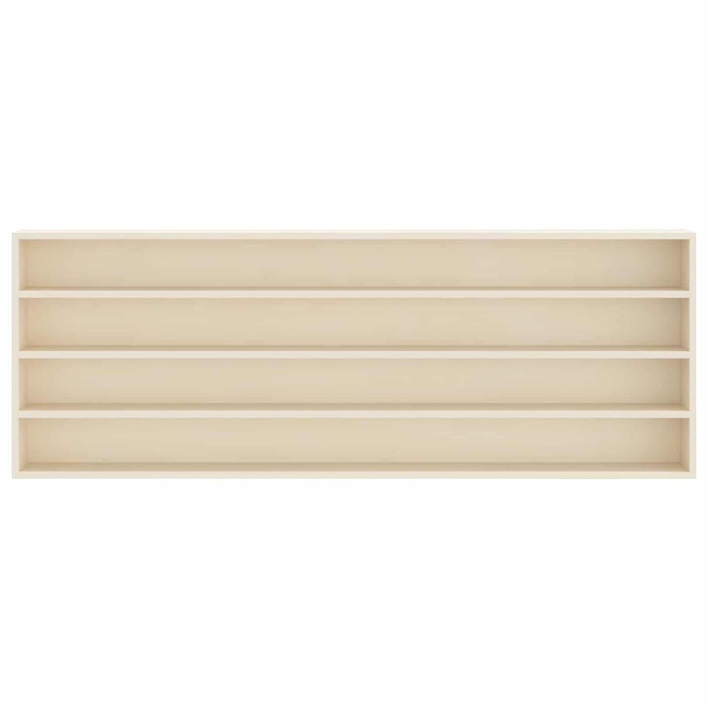 Wanddisplay-Case Beige 100 x 8,5 x 36 cm Holzwerkstoff