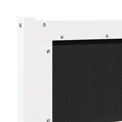 Kopfteil Sonstiges Weiß 140 cm Massivholz Kiefer