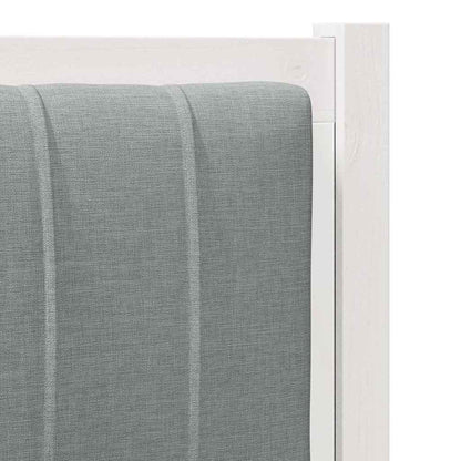 Gepolstertes Kopfteil Weiß 90 cm Massives Kiefernholz