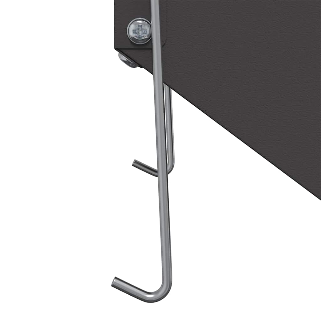 Kaninchenfütterer Schwarz 17,5 x 26 x 28,5 cm