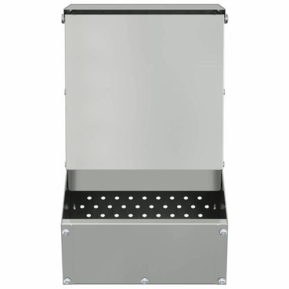 Kaninchenfütterer Silber 17,5 x 26 x 28,5 cm Verzinkter Stahl