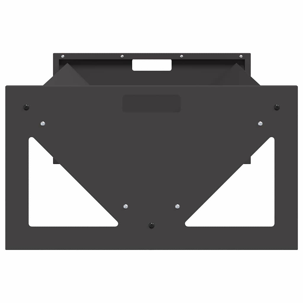 Futtertröge für Nutztiere Schwarz 108 x 50 x 28 cm