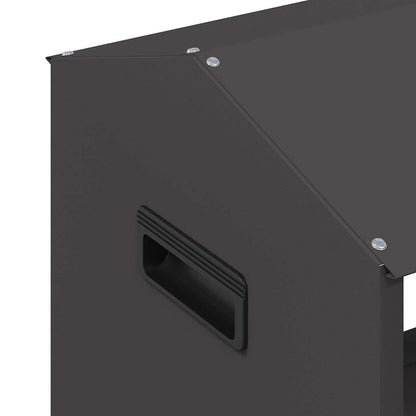 Futtertröge für Nutztiere Schwarz 79 x 35 x 62 cm