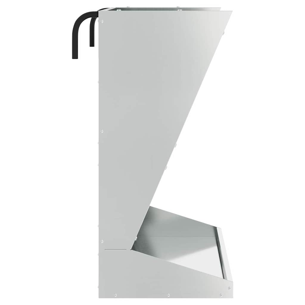 Heu Futterspender Silber 71 x 33 x 70 cm Verzinkter Stahl
