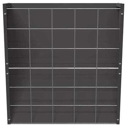 Hängender Heufutterspender Schwarz 61 x 33 x 66 cm