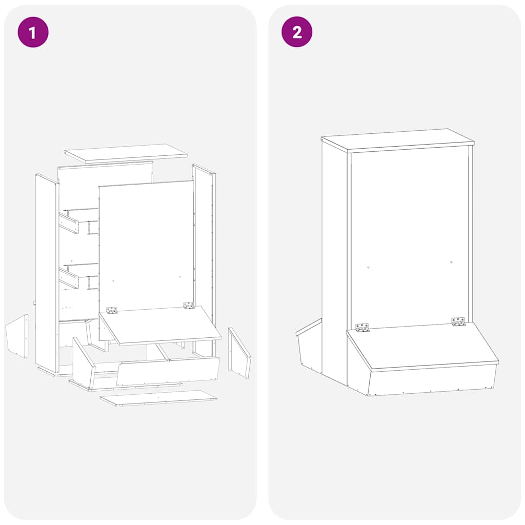 Schweinfutterspender Schwarz 82 x 51 x 91,5 cm