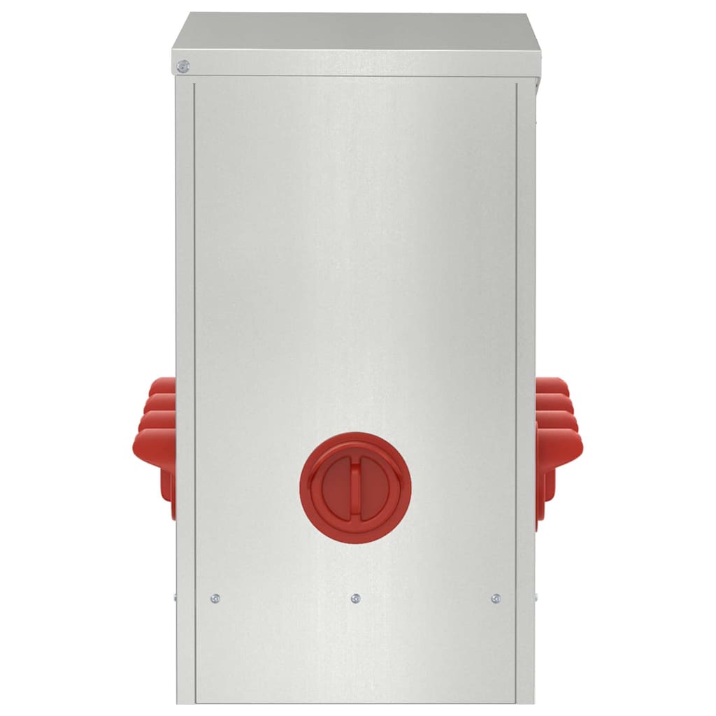 Hühnerfütterer Silber 60,5 x 29 x 51 cm Verzinkter Stahl