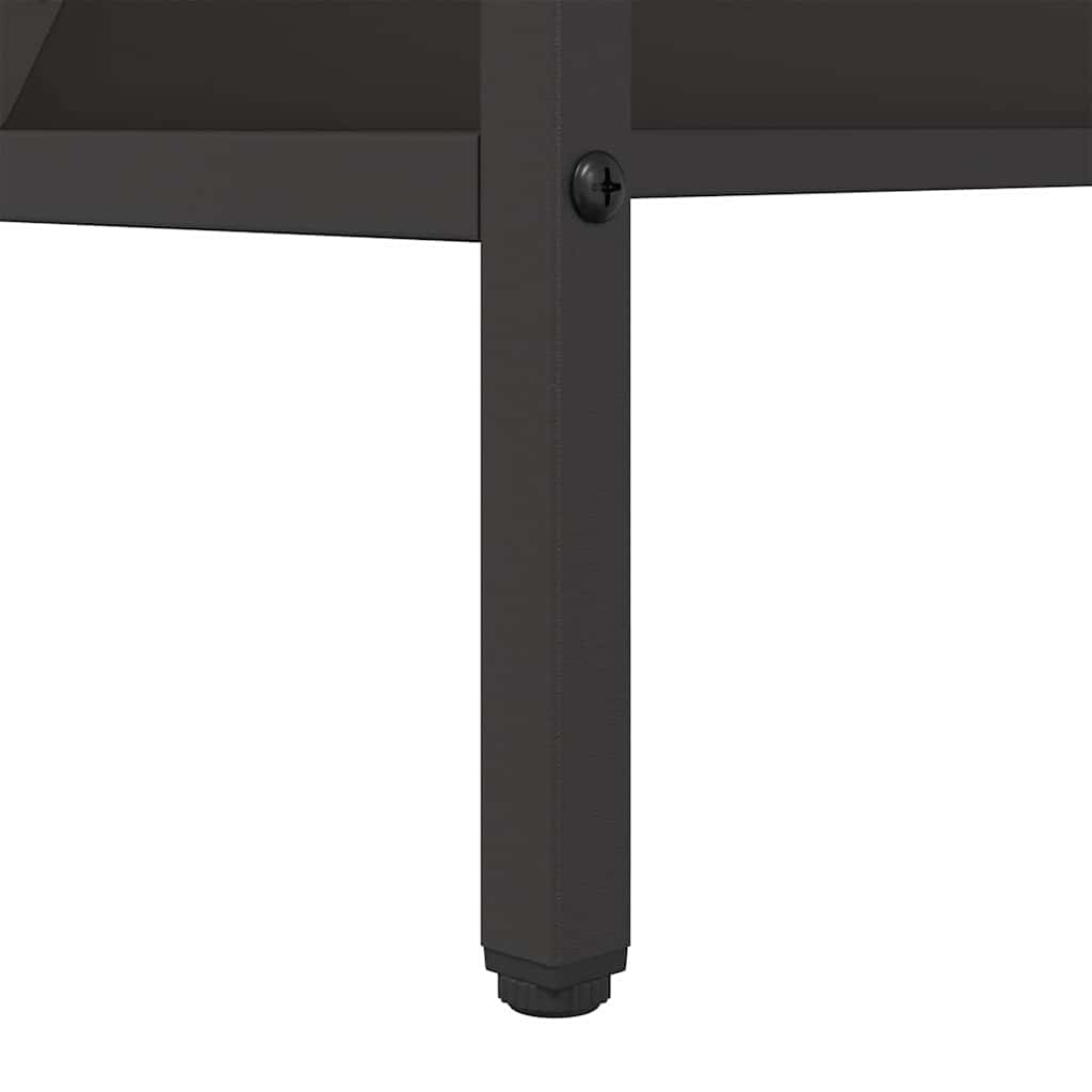 Viehfutterspender Schwarz 100 x 60 x 90 cm Kaltgewalzter Stahl