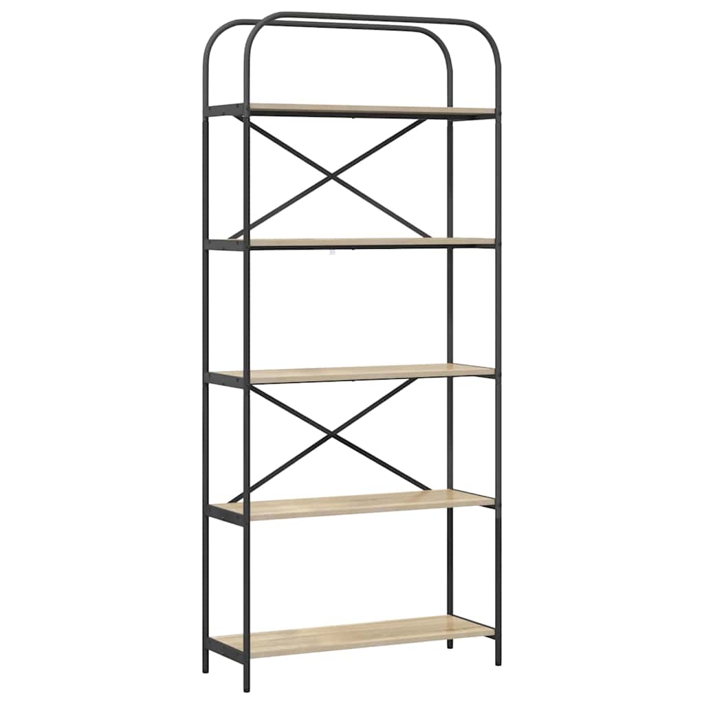 Bücherregal Sonoma-Eiche 80 x 30 x 183 cm Holzwerkstoff