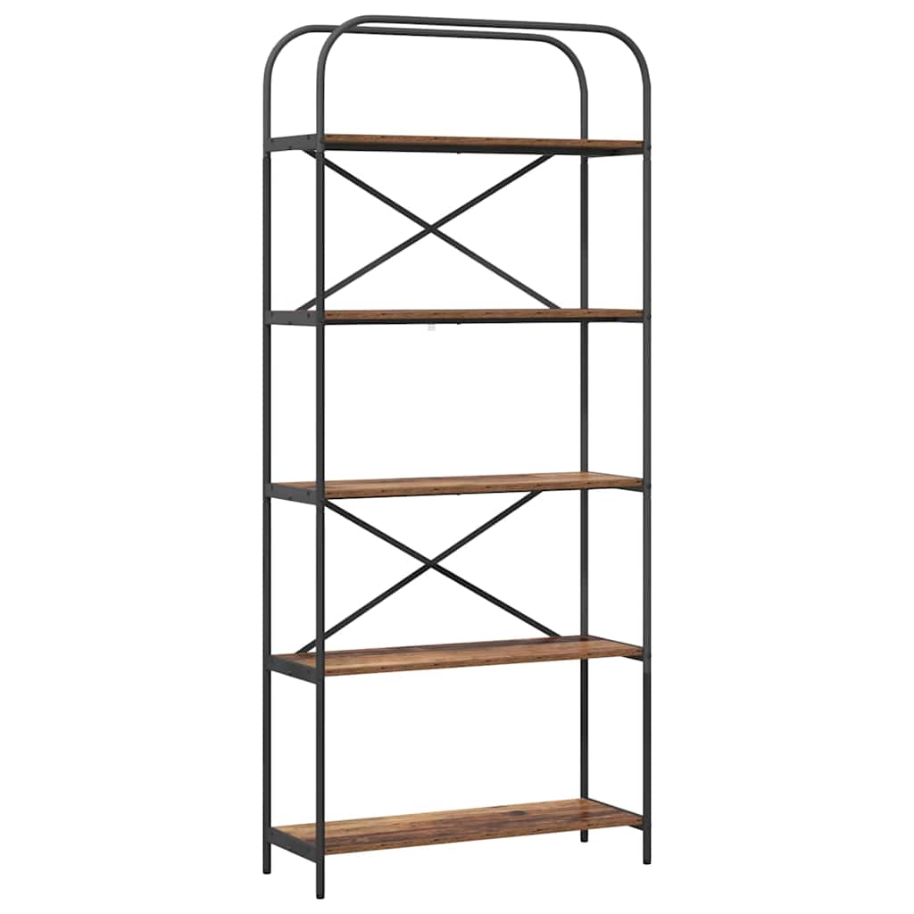 Bücherregal Altholz 80 x 30 x 183 cm Holzwerkstoff