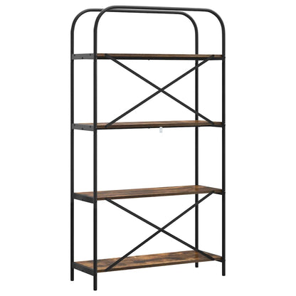 Bücherregal Geräucherte Eiche 80 x 30 x 146 cm Holzwerkstoff