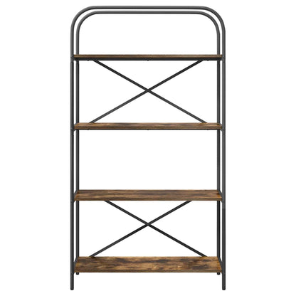 Bücherregal Geräucherte Eiche 80 x 30 x 146 cm Holzwerkstoff