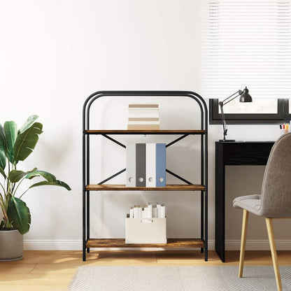 Bücherregal Geräucherte Eiche 80 x 30 x 109 cm Holzwerkstoff