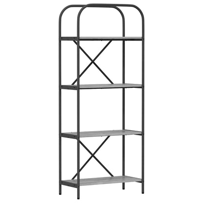 Bücherregal Graues Sonoma 60 x 30 x 146 cm Holzwerkstoff