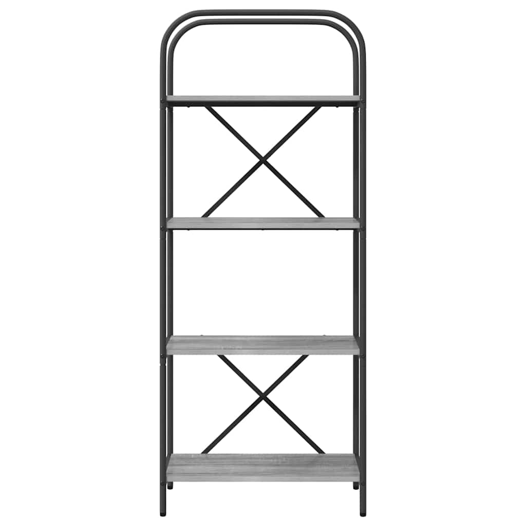 Bücherregal Graues Sonoma 60 x 30 x 146 cm Holzwerkstoff