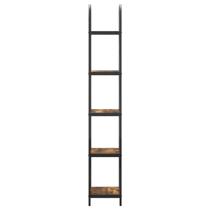 Bücherregal Geräucherte Eiche 40 x 30 x 183 cm Holzwerkstoff