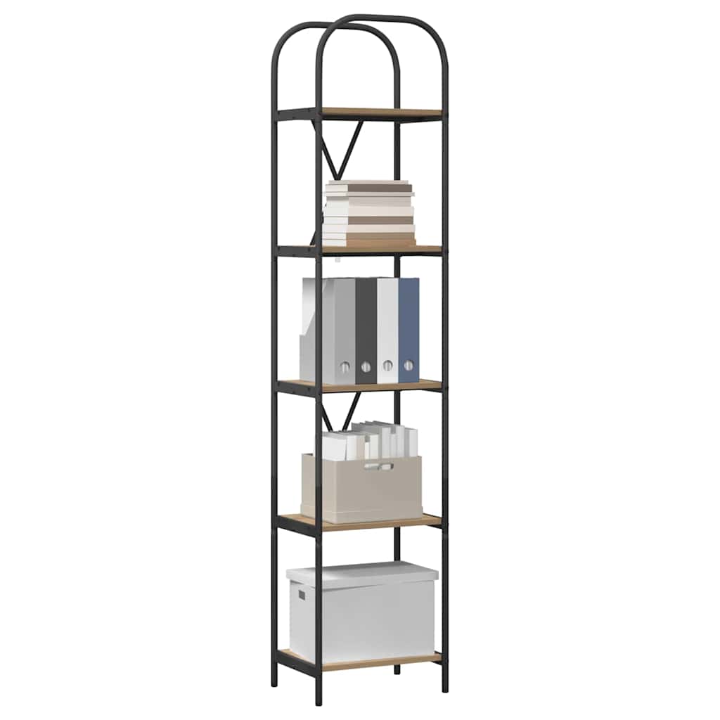 Bücherregal Artisan-Eiche 40 x 30 x 183 cm Holzwerkstoff