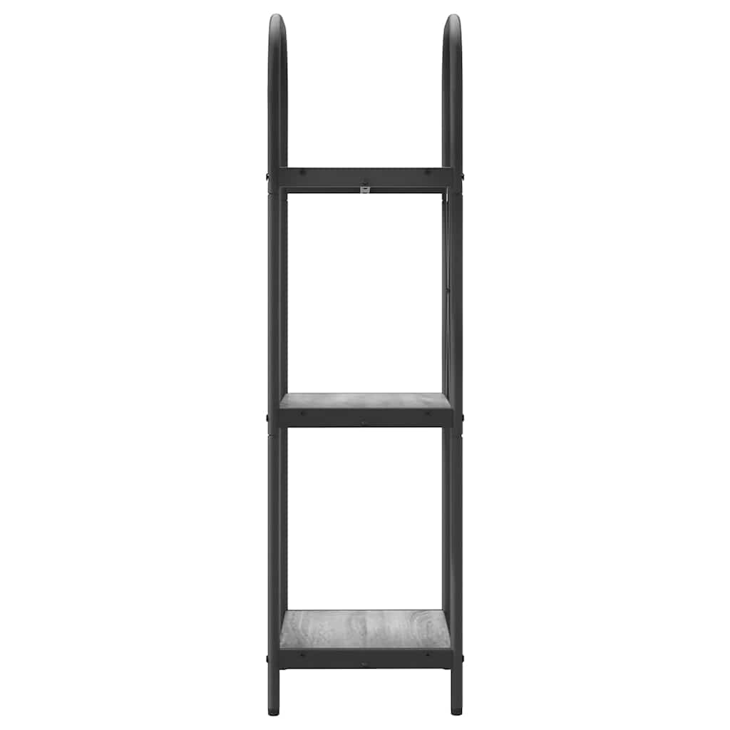 Bücherregal Graues Sonoma 40 x 30 x 109 cm Holzwerkstoff