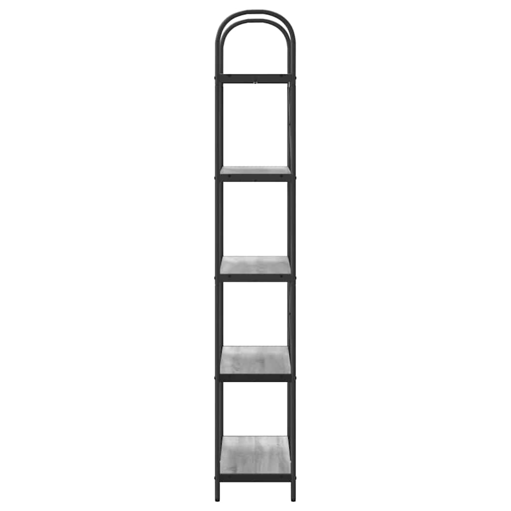 Bücherregal Graues Sonoma 80 x 30 x 183 cm Holzwerkstoff