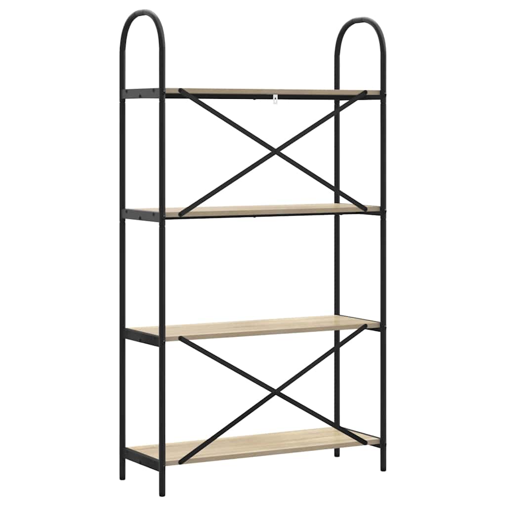 Bücherregal Sonoma-Eiche 80 x 30 x 146 cm Holzwerkstoff