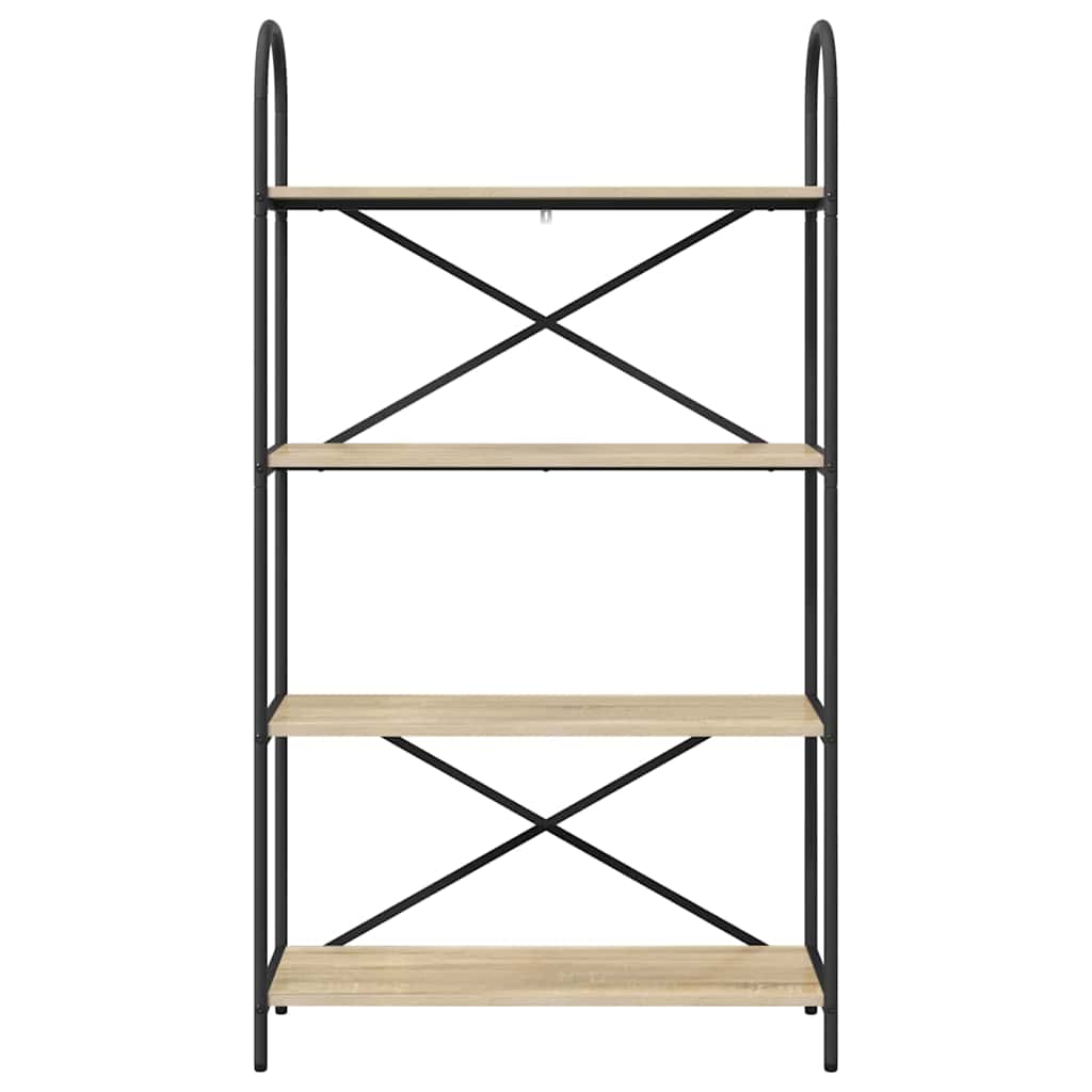 Bücherregal Sonoma-Eiche 80 x 30 x 146 cm Holzwerkstoff