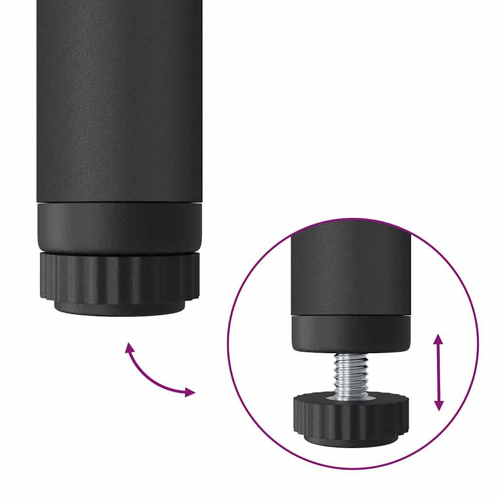 Bücherregal Schwarz Eichen-Optik 80 x 30 x 109 cm Holzwerkstoff