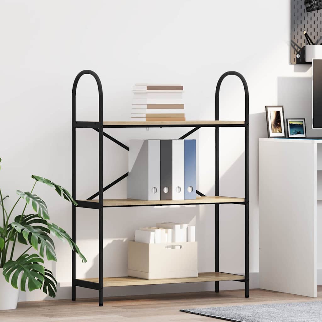 Bücherregal Sonoma-Eiche 80 x 30 x 109 cm Holzwerkstoff