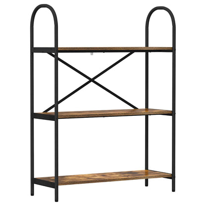 Bücherregal Geräucherte Eiche 80 x 30 x 109 cm Holzwerkstoff