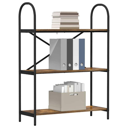 Bücherregal Geräucherte Eiche 80 x 30 x 109 cm Holzwerkstoff