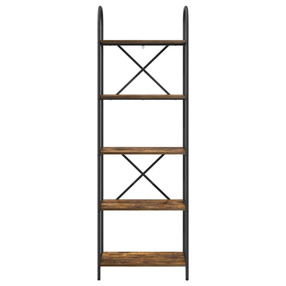 Bücherregal Geräucherte Eiche 60 x 30 x 183 cm Holzwerkstoff