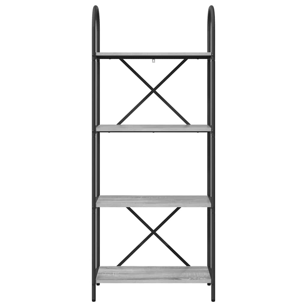 Bücherregal Graues Sonoma 60 x 30 x 146 cm Holzwerkstoff