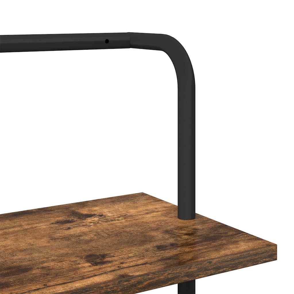 Bücherregal Geräucherte Eiche 60 x 24 x 168 cm Holzwerkstoff