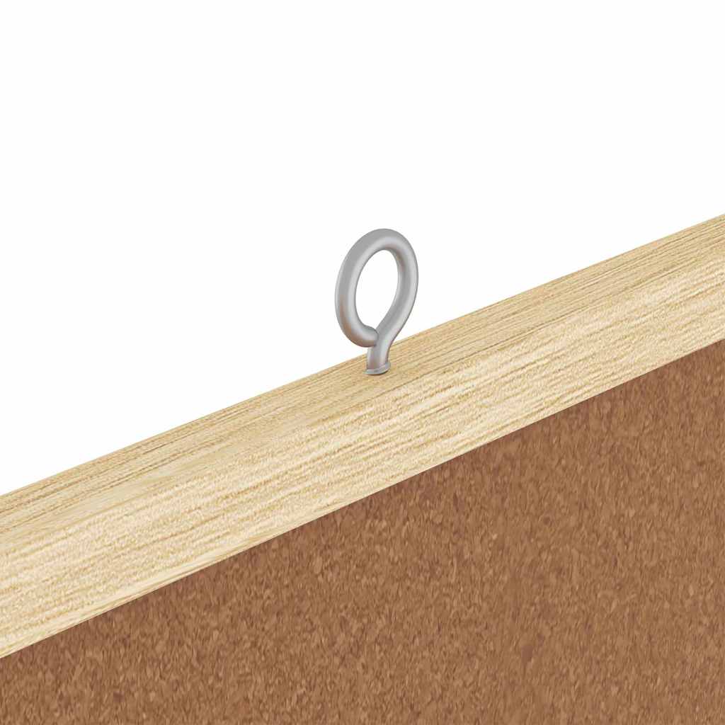 Info-Tafel Braun 80 x 80 x 1,4 cm Massivholz Kiefer