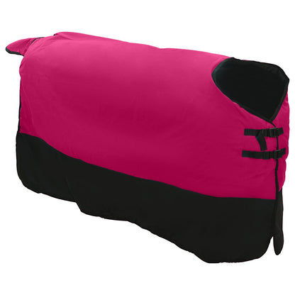 Pferdedecke Rosa und Schwarz 85 cm Polyester