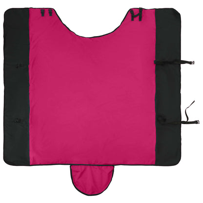 Pferdedecke Rosa und Schwarz 85 cm Polyester
