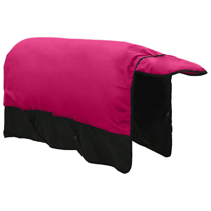 Pferdedecke Rosa und Schwarz 105 cm Polyester