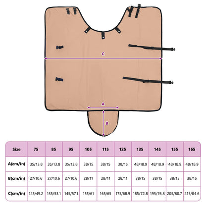 Pferdedecke Cappuccino 155 cm Polyester