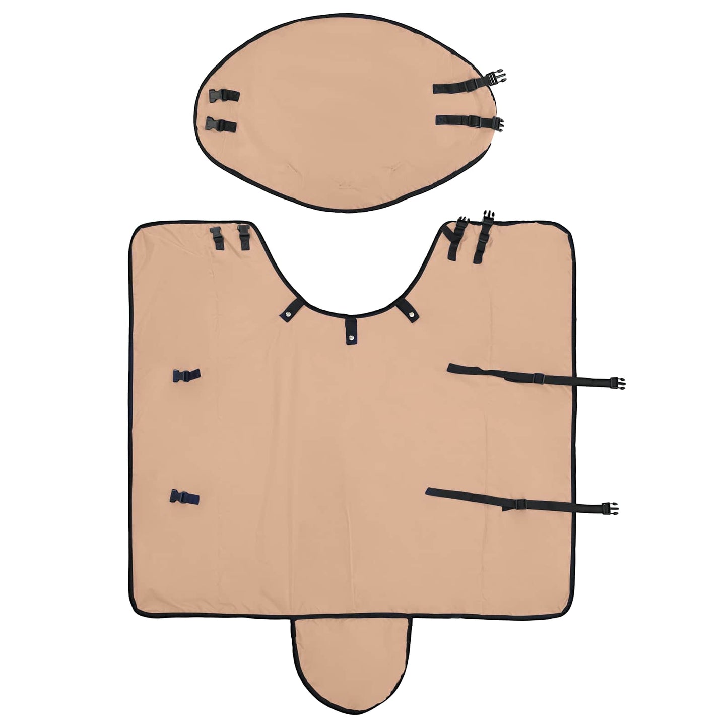 Pferdedecke Cappuccino 155 cm Polyester