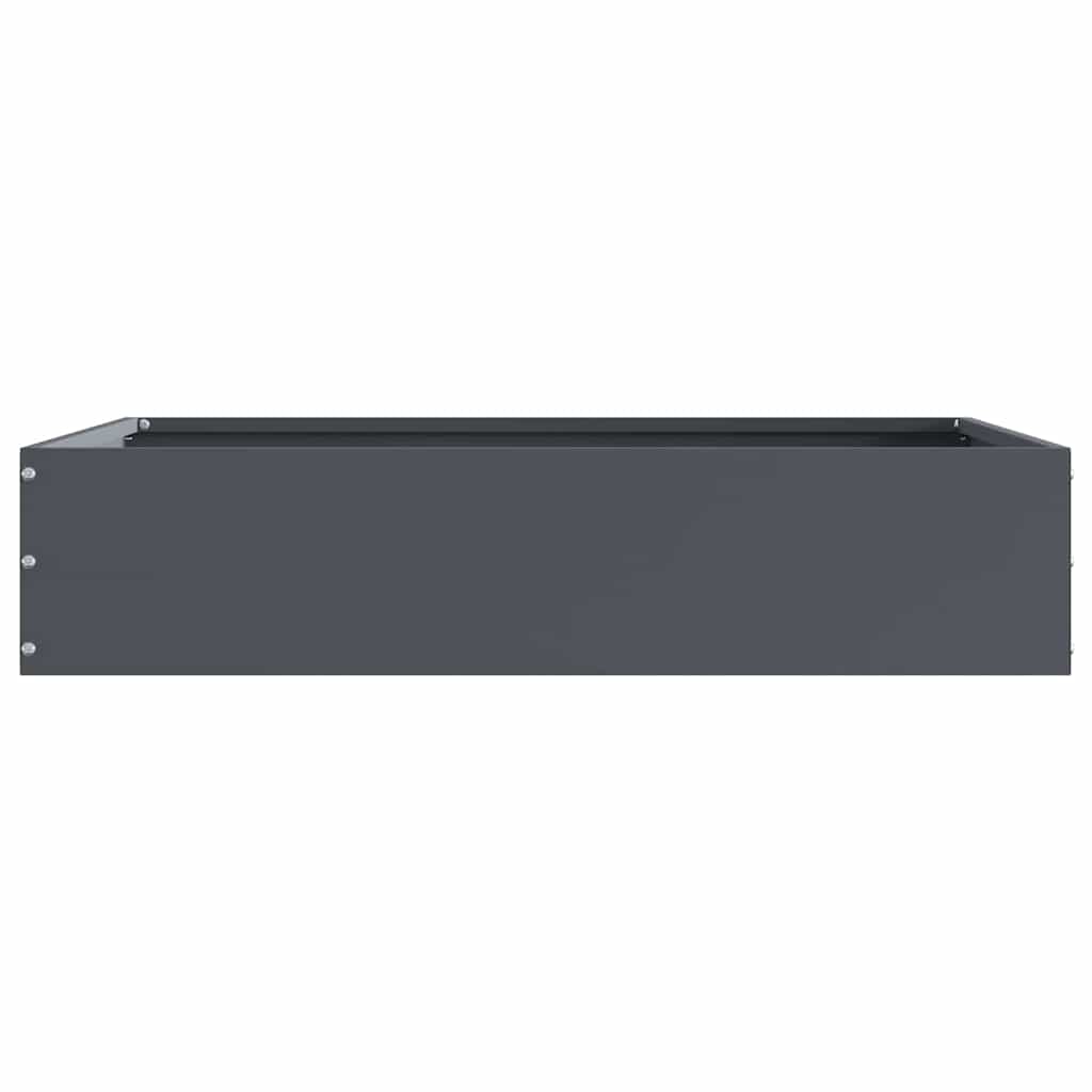 Raseneinfassung Anthrazit 60 x 60 x 13 cm Stahl