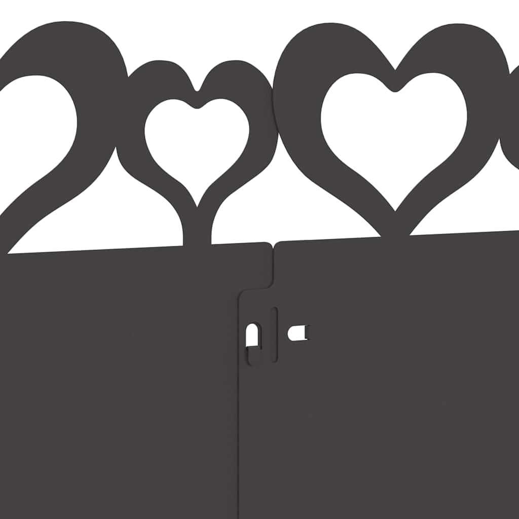 Rasenkanten 10 pcs Schwarz 103 x 0,05 x 22 cm Stahl